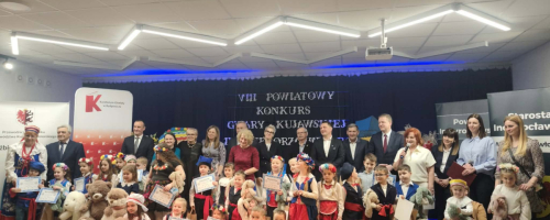 VIII POWIATOWY KONKURS RECYTATORSKI W GWARZE KUJAWSKIEJ IM. GRZEGORZA WEBERA PT. "ZWIESNOM GODOMY PO KUJOWSKU"